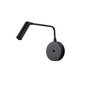 Opviq Lámpara de pared negra con cuerpo metálico